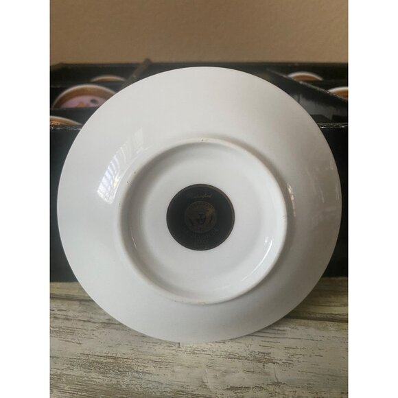 Rutherford Le Jardin De Italy Design Espresso Cup & Saucer Set Pink Gold inBox - Picture 3 of 16